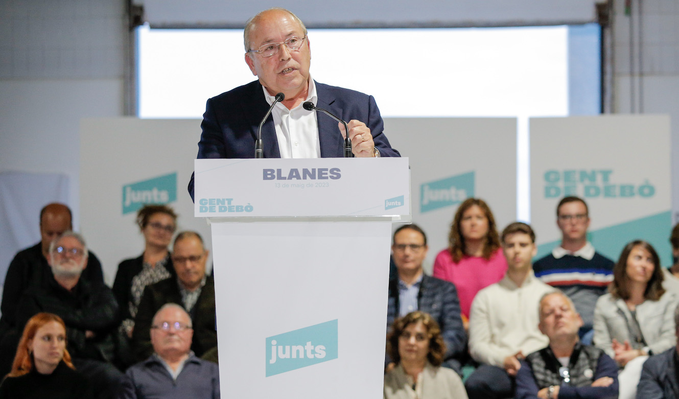 Joan Felip Omple La Llotja De Blanes En El Seu Primer Acte De Campanya